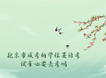 北京市成考學(xué)位英語考試